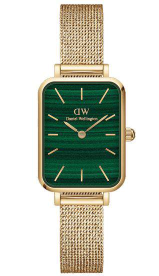 Relógio Daniel Wellington Quadro Pressed Evergold G Green - Ana Joalheiros