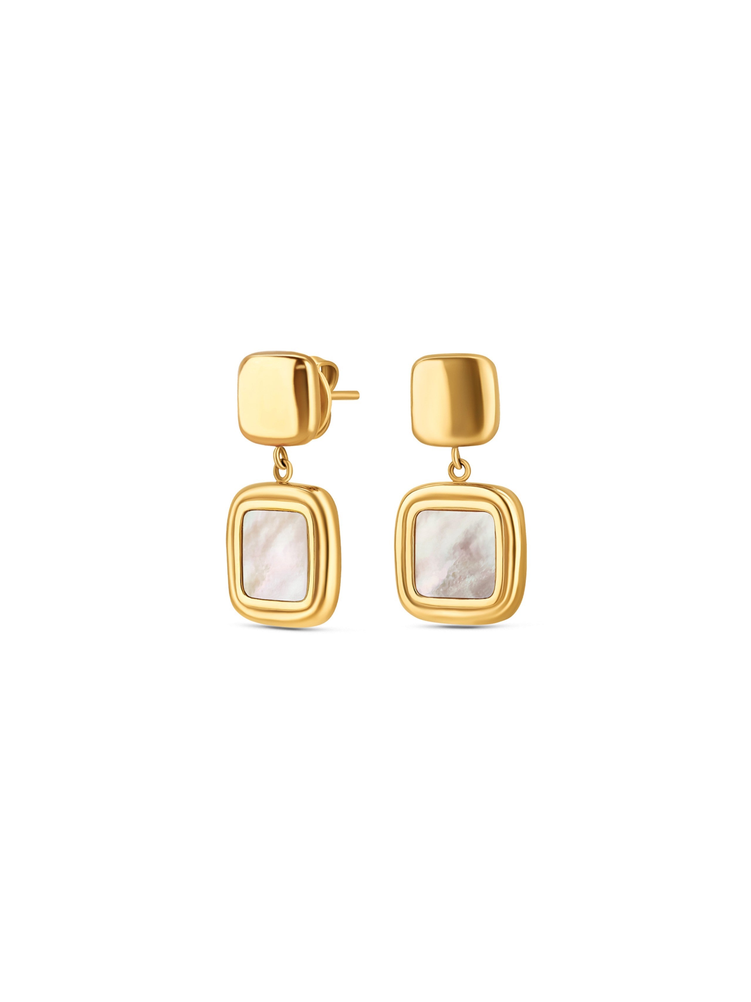 Brincos One Senhora Flirt Moon Gold