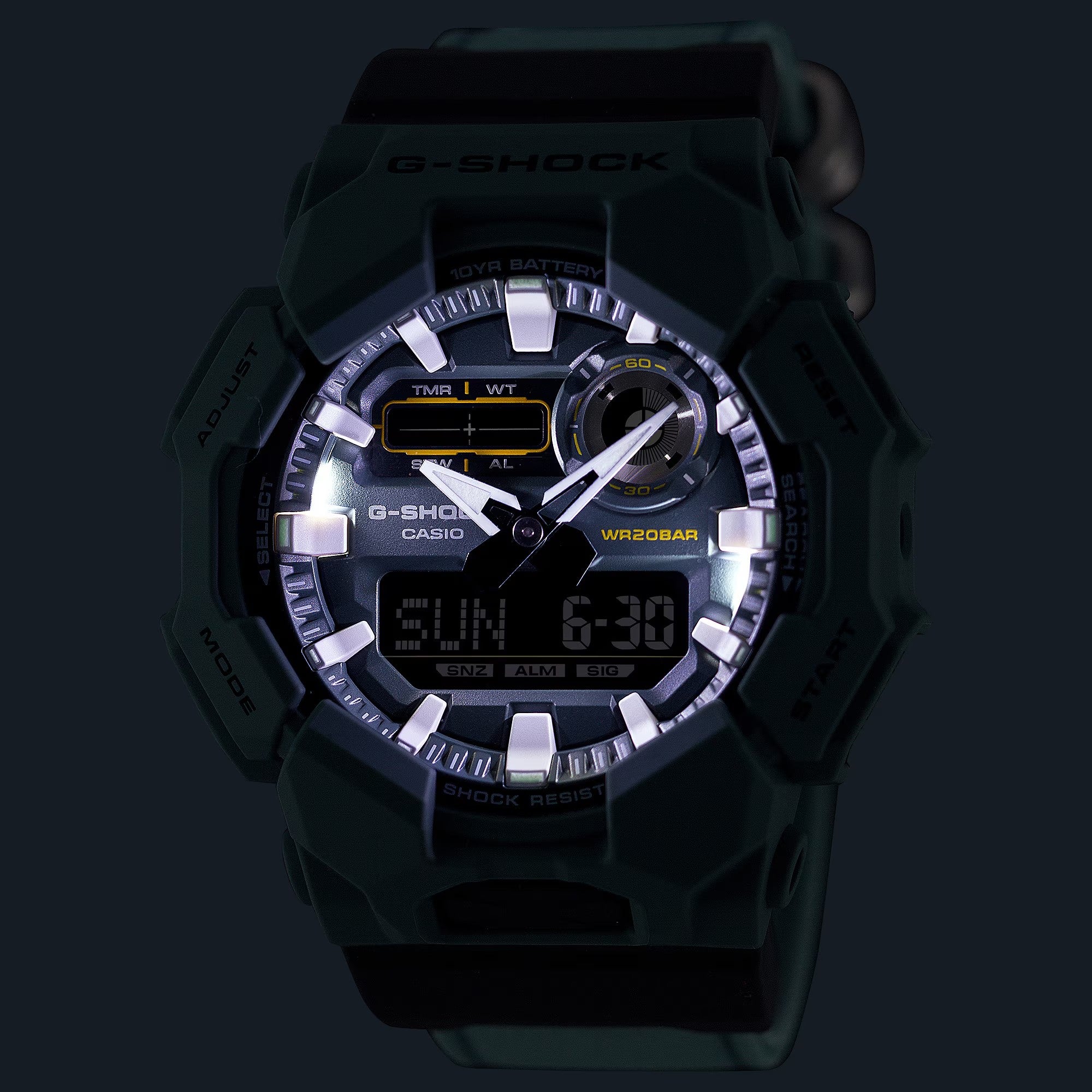 Relógio Casio G-Shock Série GA-010