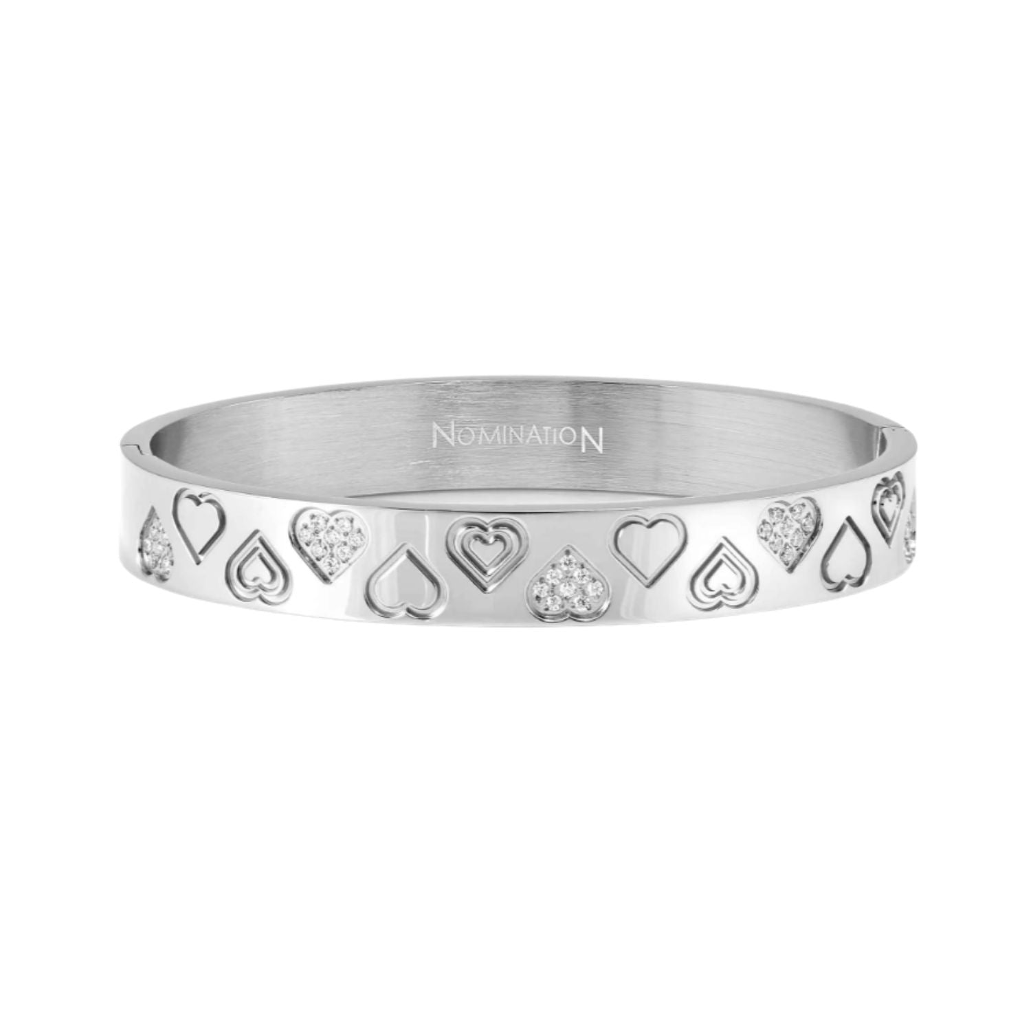 Bangle Pretty Nomination Coração Satinshine
