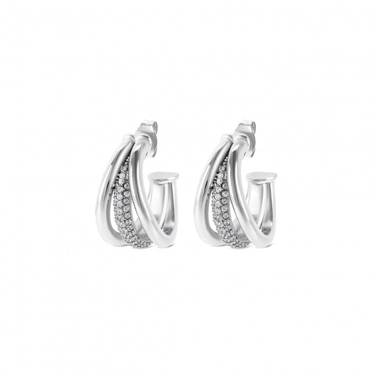 Brincos One Senhora Silver Frost Crystal - Ana Joalheiros