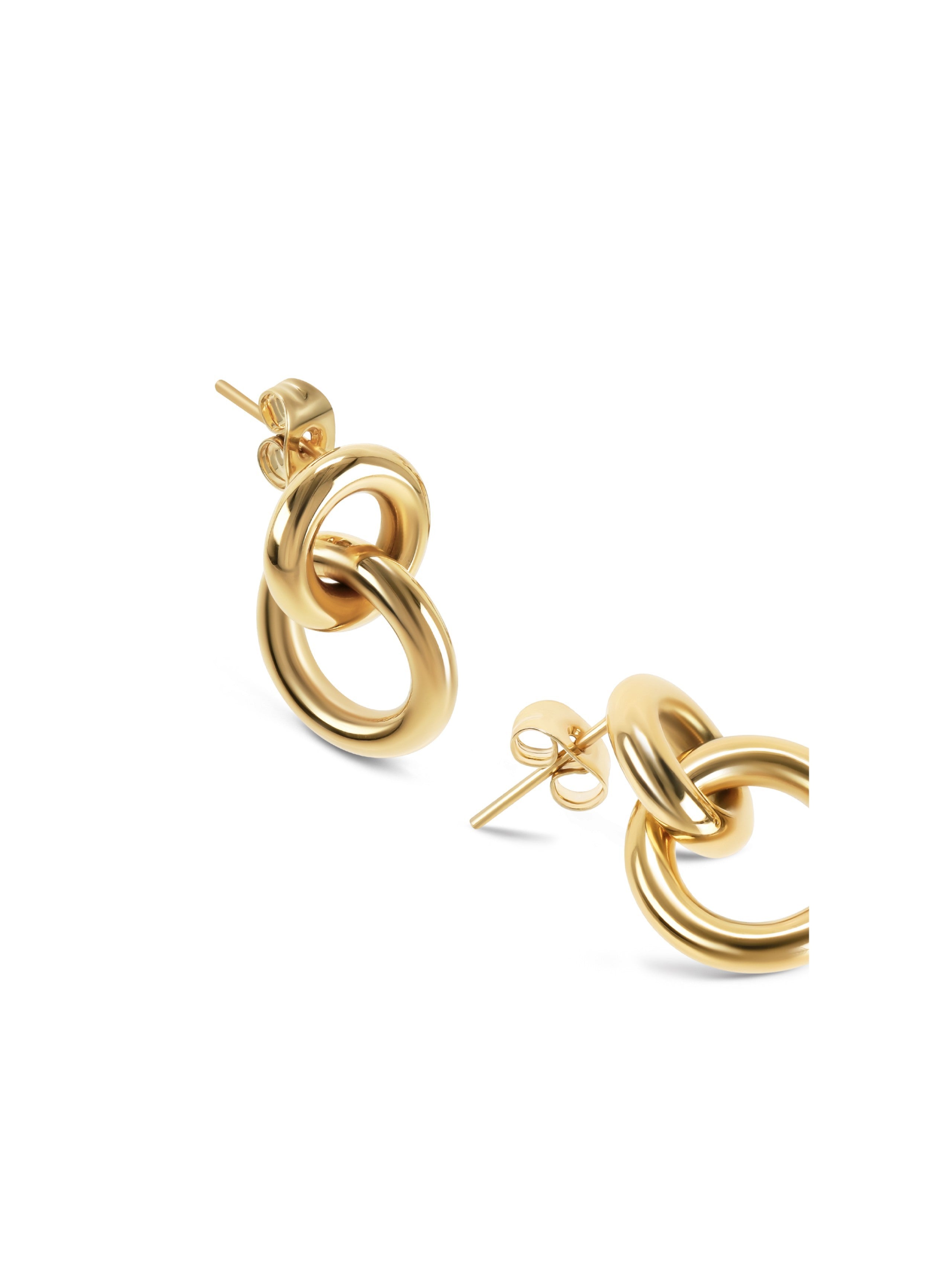 Brincos One Joalharia Luminous Circle Gold