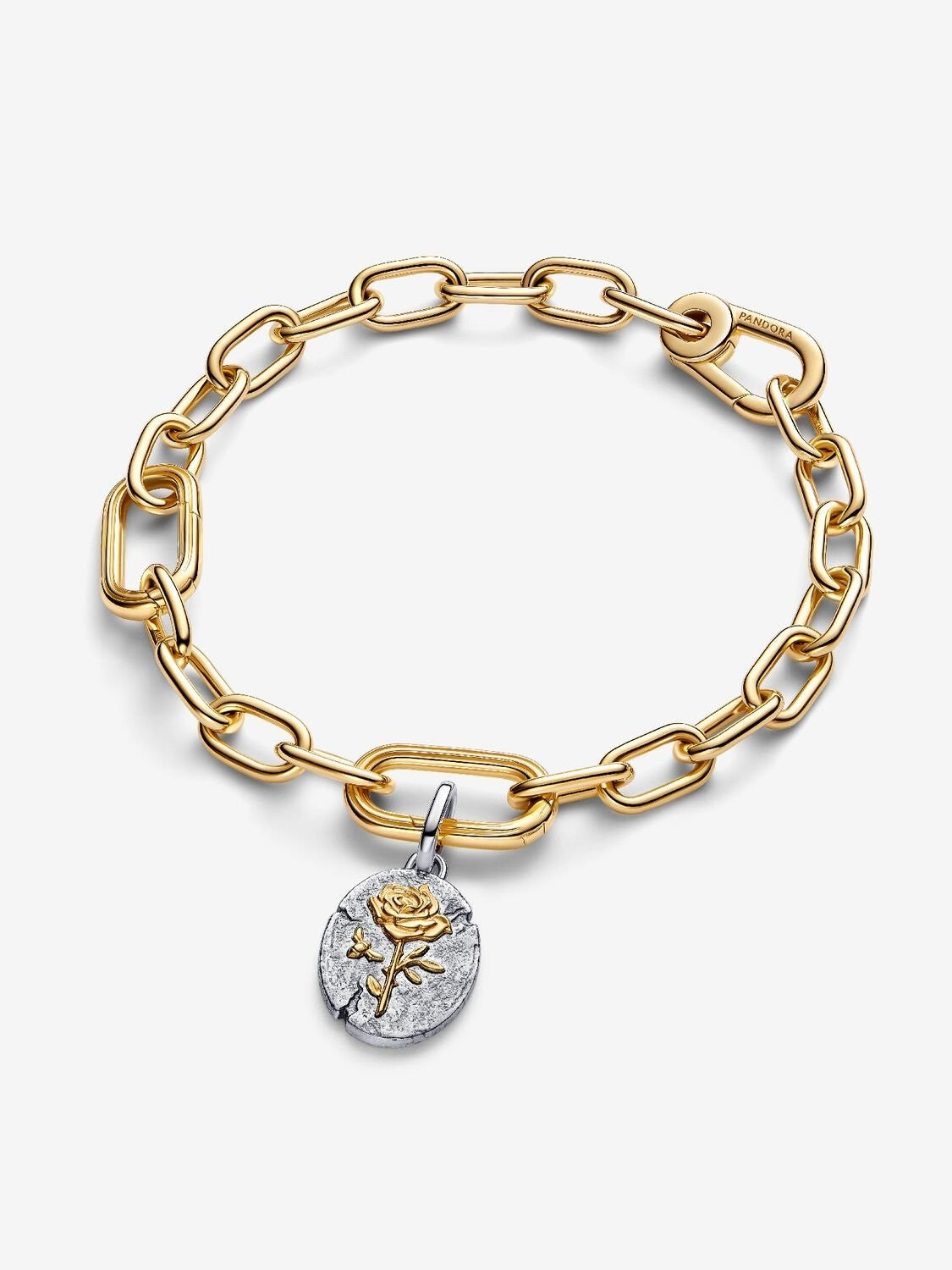 Conta Pandora Medalhão Rosa
Prata, Revestimento de ouro 14k - Ana Joalheiros