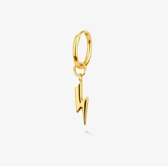 Brinco Radiant by jewels Homem Perez Relâmpago Dourado - Ana Joalheiros