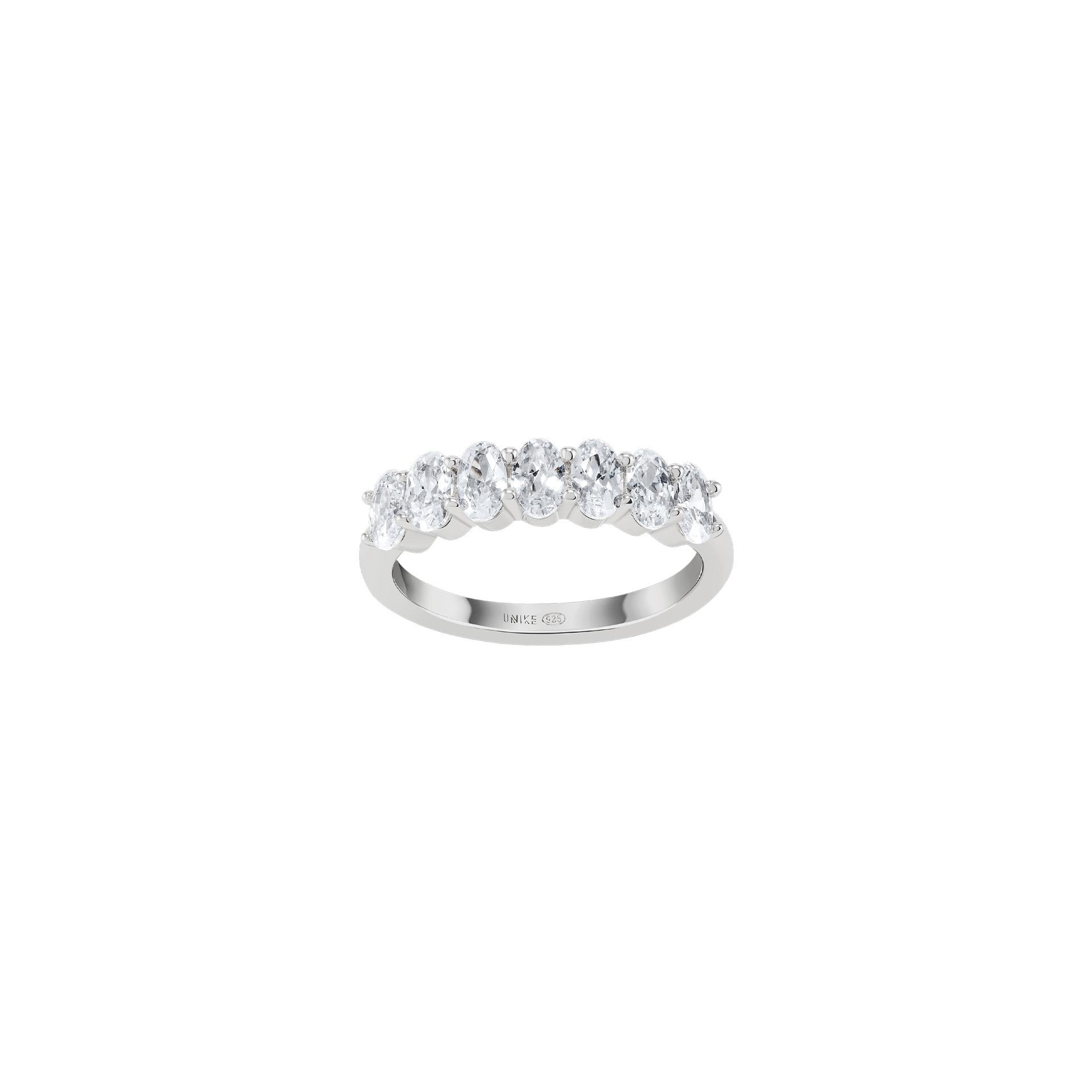 ANEL UNIKE GLOW MULTIPLE SOLITAR SILVER - Ana Joalheiros