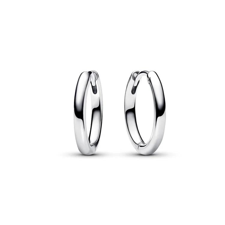 Brincos Pandora Sterling Silver Hoop - Ana Joalheiros
