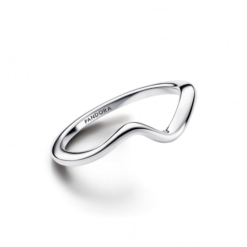 Anel Pandora Wave sterling silver ring - Ana Joalheiros