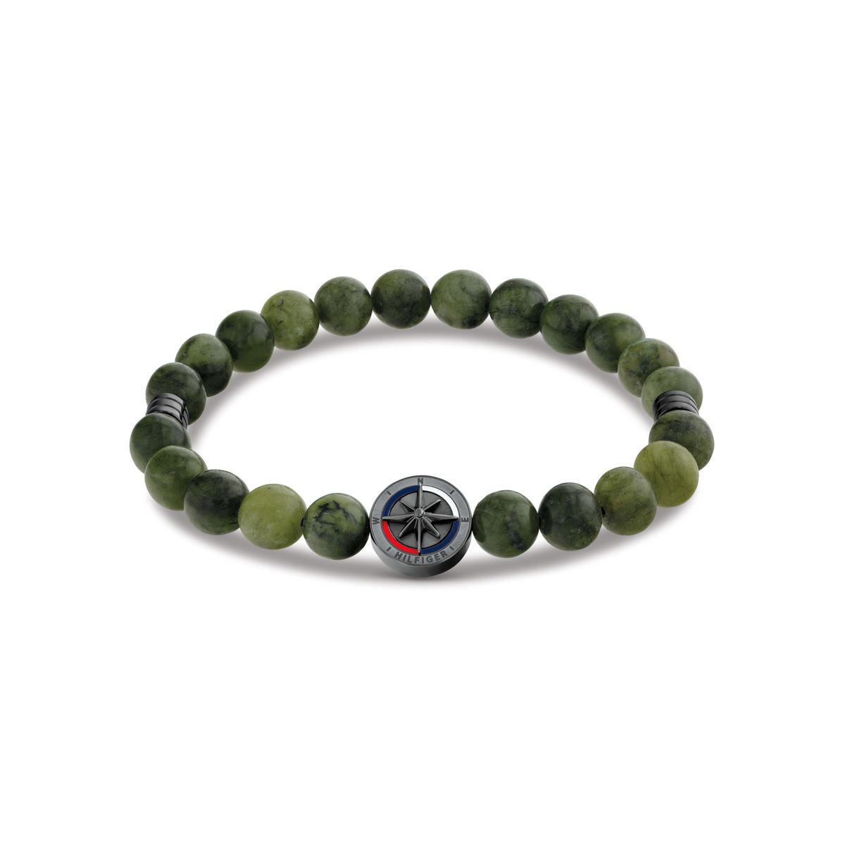 Pulseira Tommy Hilfiger Bússula Contas Jade
