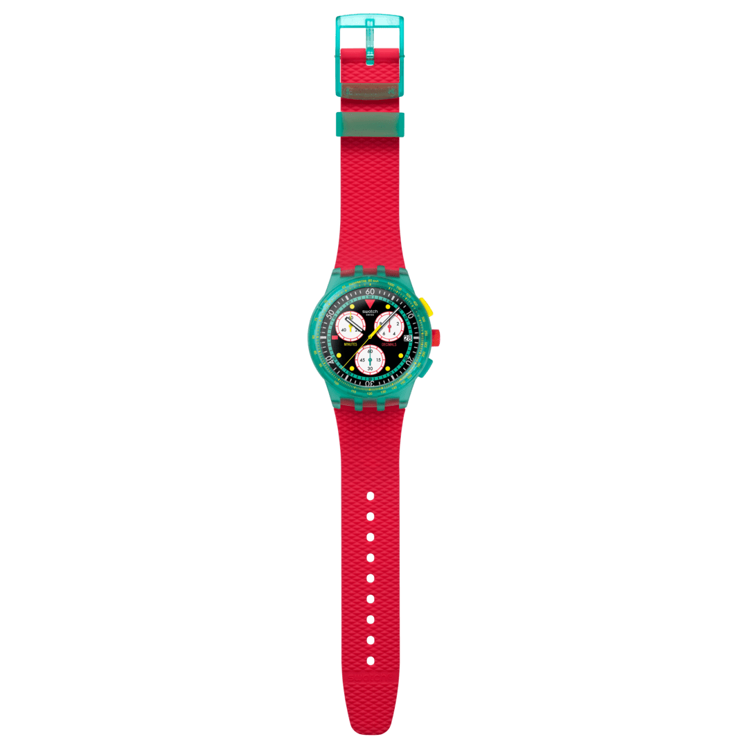 Relógio  SWATCH NEON EMERALD CHRONO