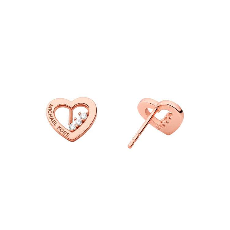 Michael Kors MKJ7979040 Heart Stud Earrings - J9480 | Chapelle Jewellers