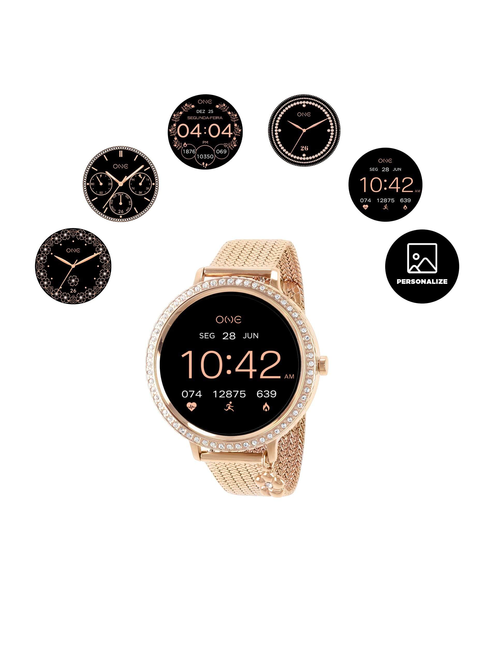Relógio Smartwatch Super Smart Rose Gold - Ana Joalheiros