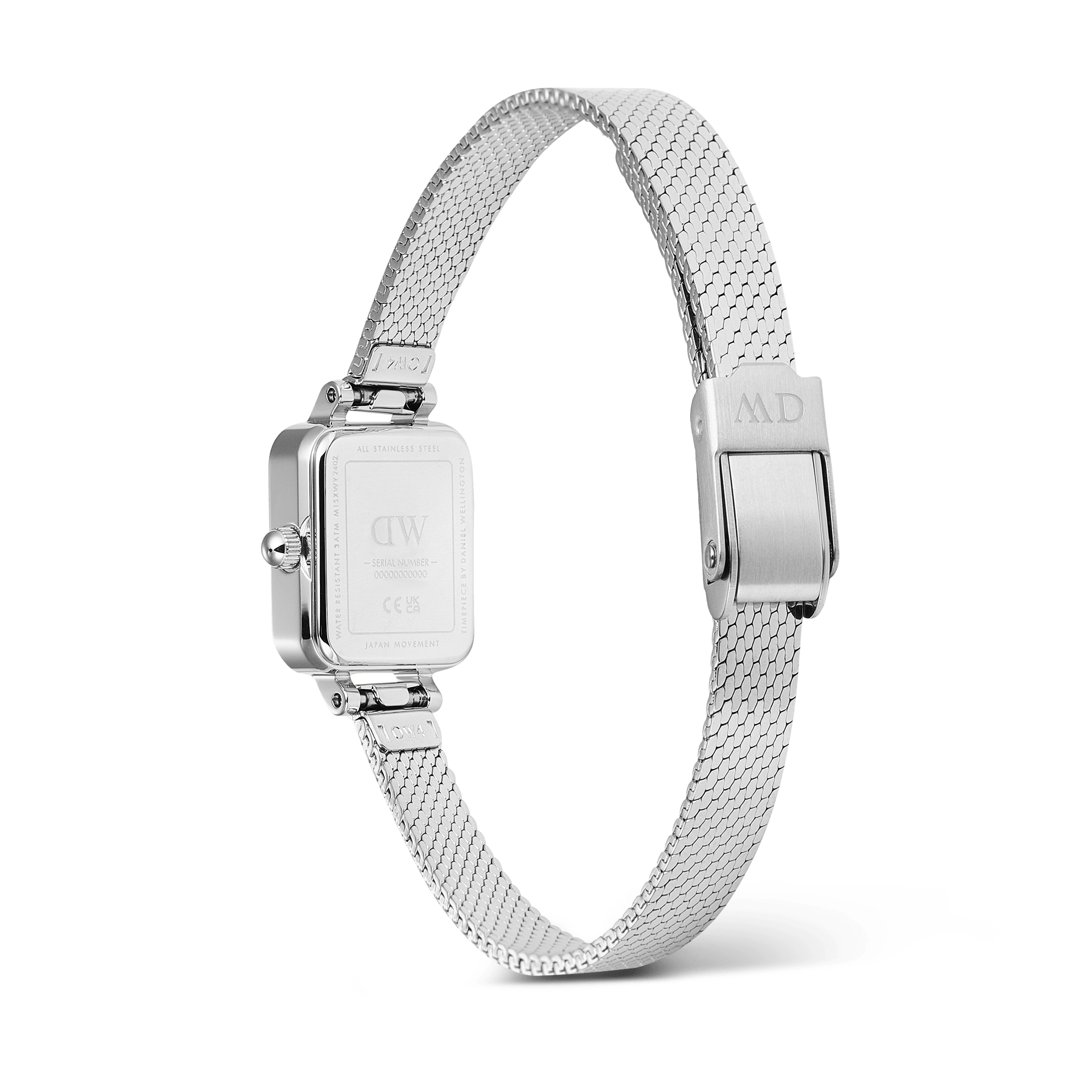 Relógio Daniel Wellington Quadro Mini Reflection Silver
