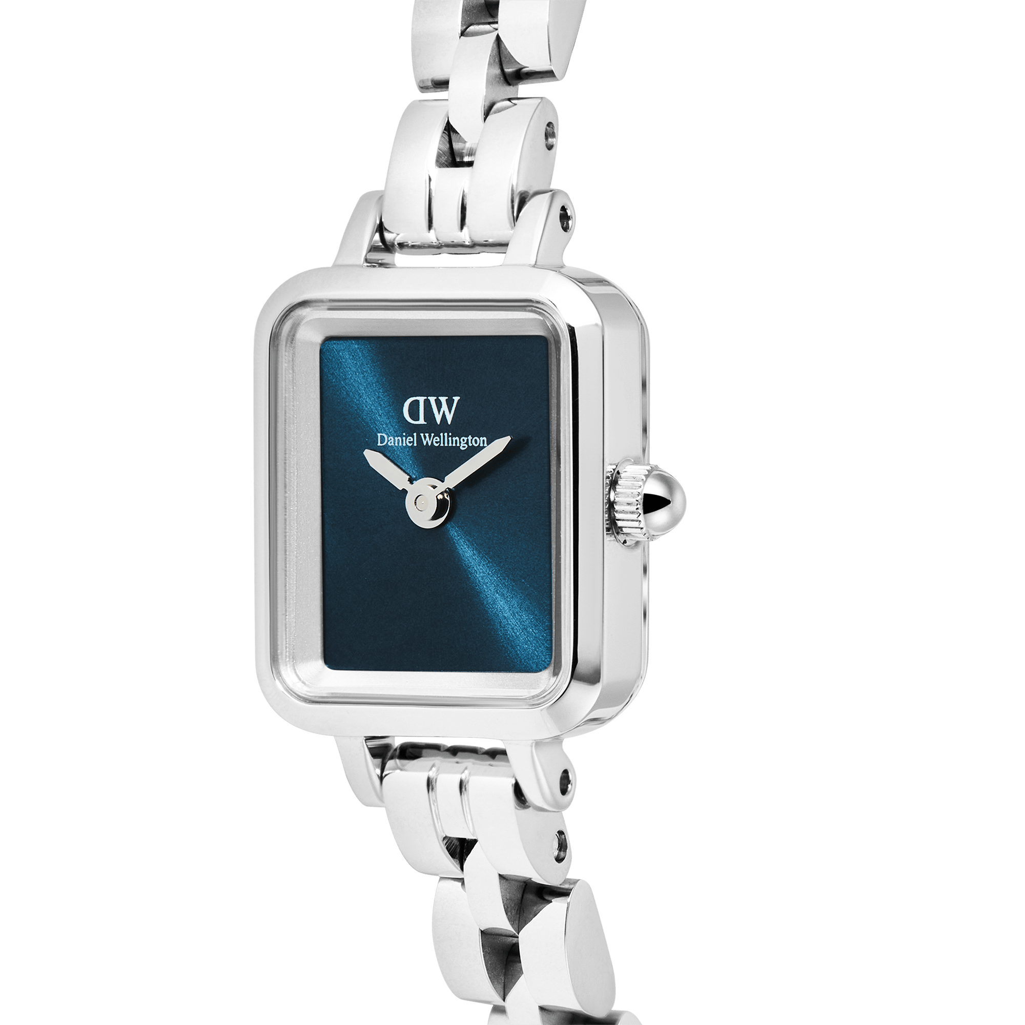 Relógio Daniel Wellington Mini Arch 3-link Arctic Sunray Silver
