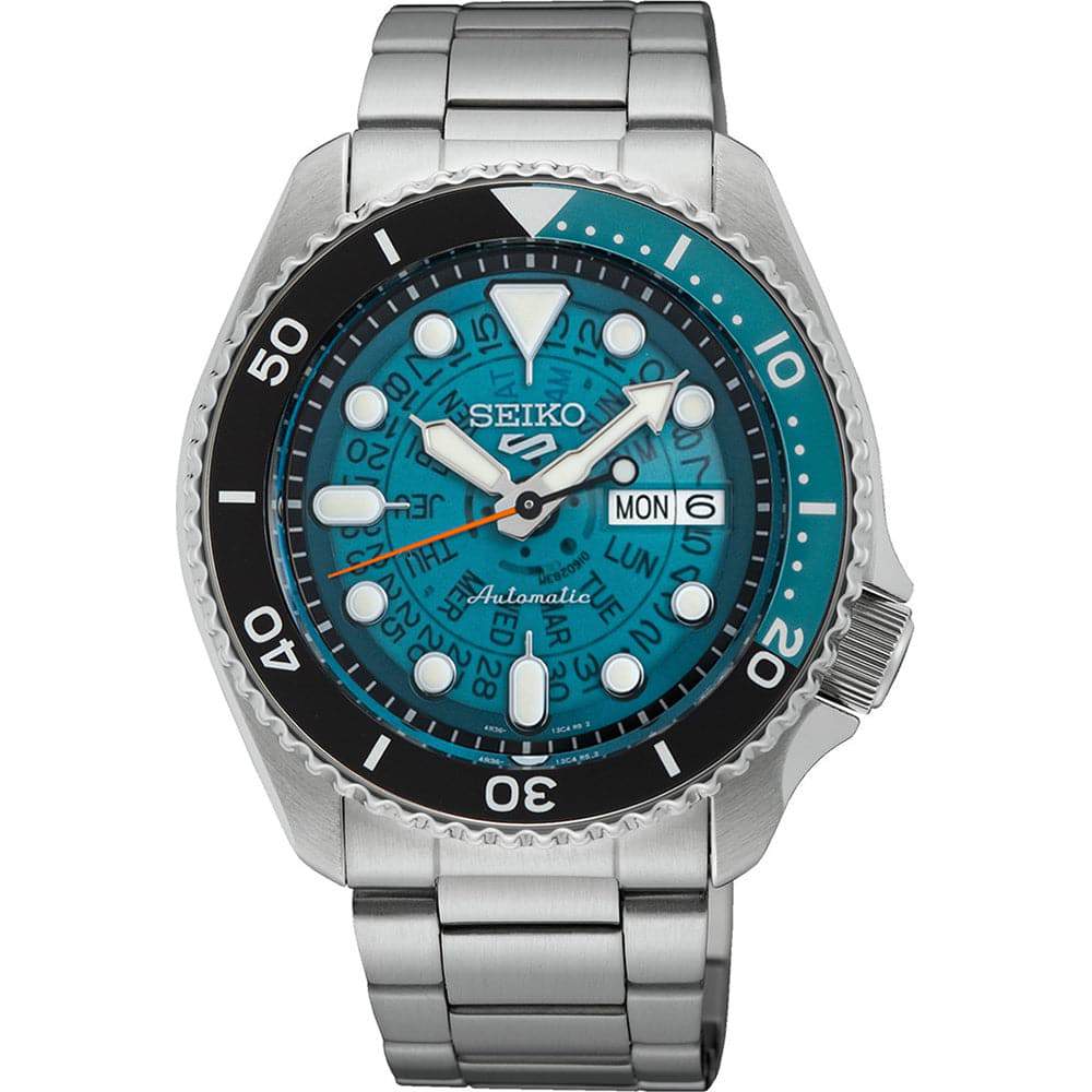 Relógio Seiko  5 Sports Sports Style Translúcido azul - Ana Joalheiros