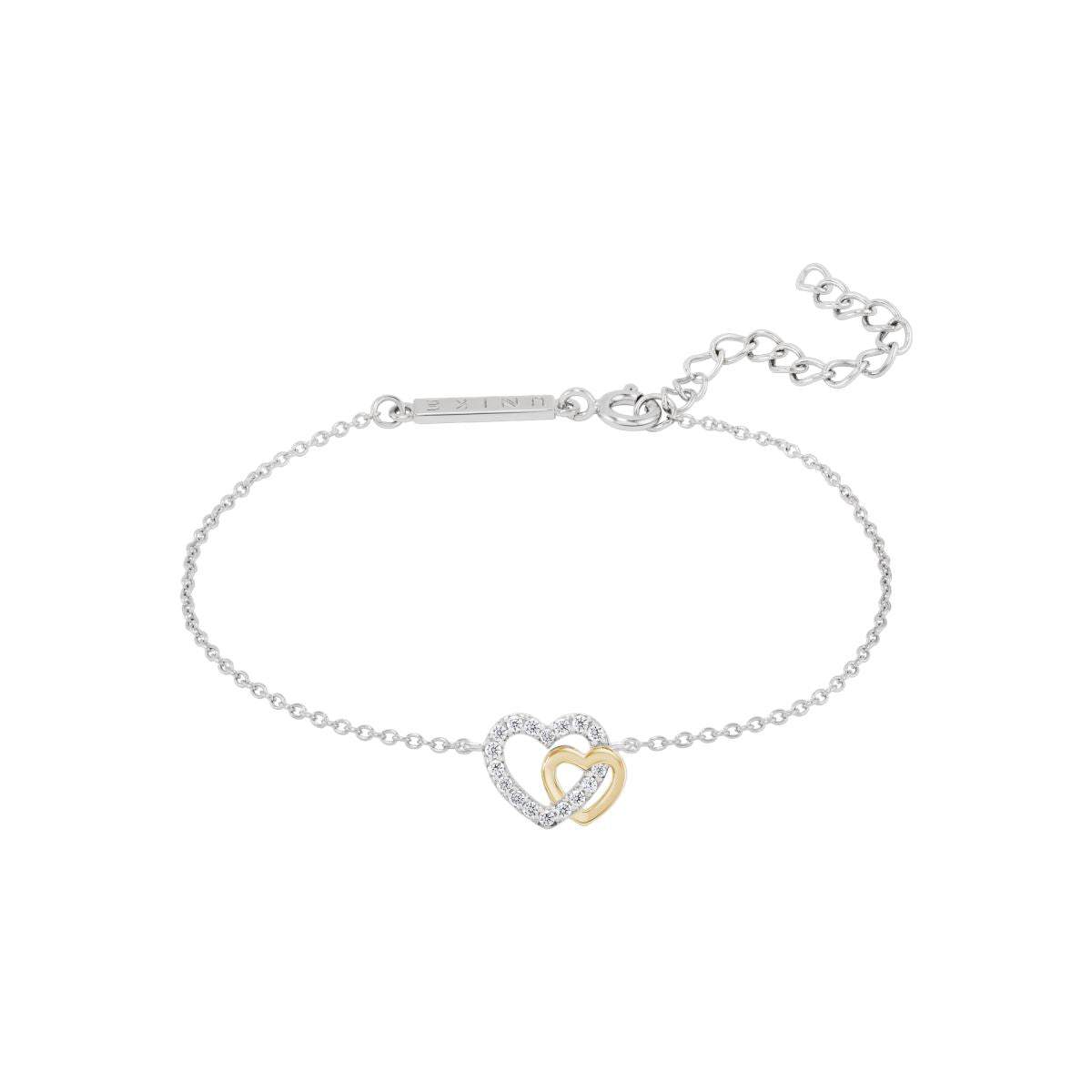 CLASSY & CHIC TWO HEARTS GOLD - Ana Joalheiros